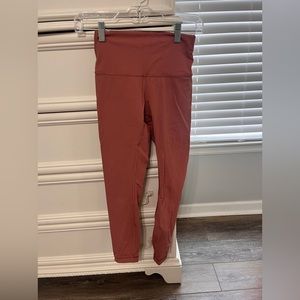 Lululemon Wunder Under Legging’s, Brier Rose, 25 in, size 4